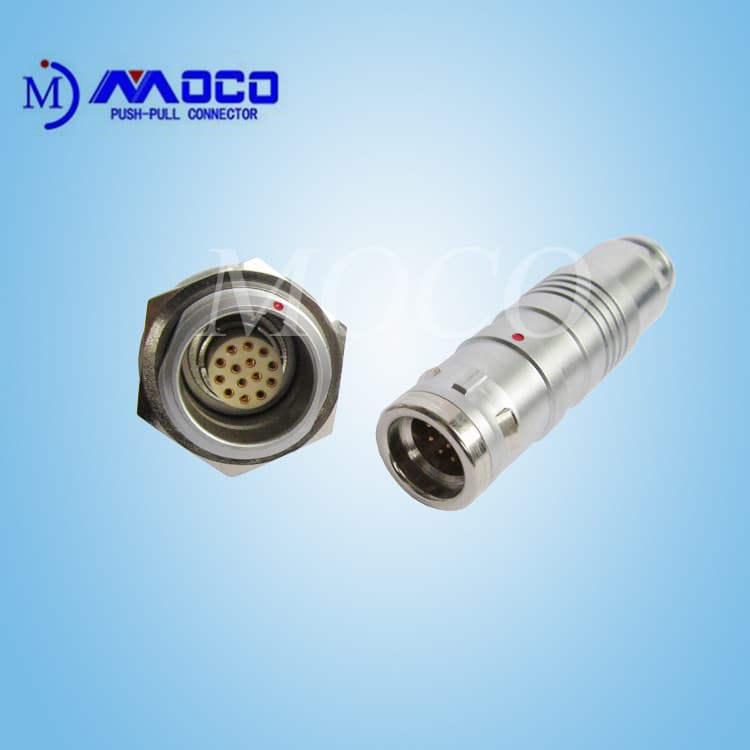 14 pin 1K watertight plug connector IP66_IP68 RoHS CE ISO9001 compliant